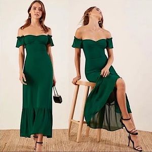 Green Reformation Dress 💚